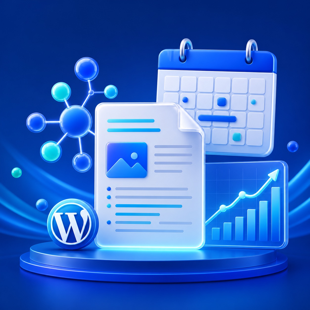 Piano editoriale WordPress con contenuti, keyword e calendario