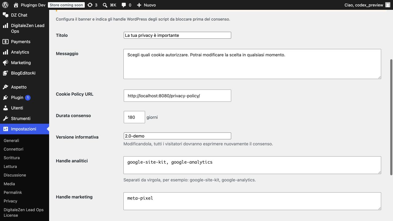 Plugingo Consent PRO - immagine 3