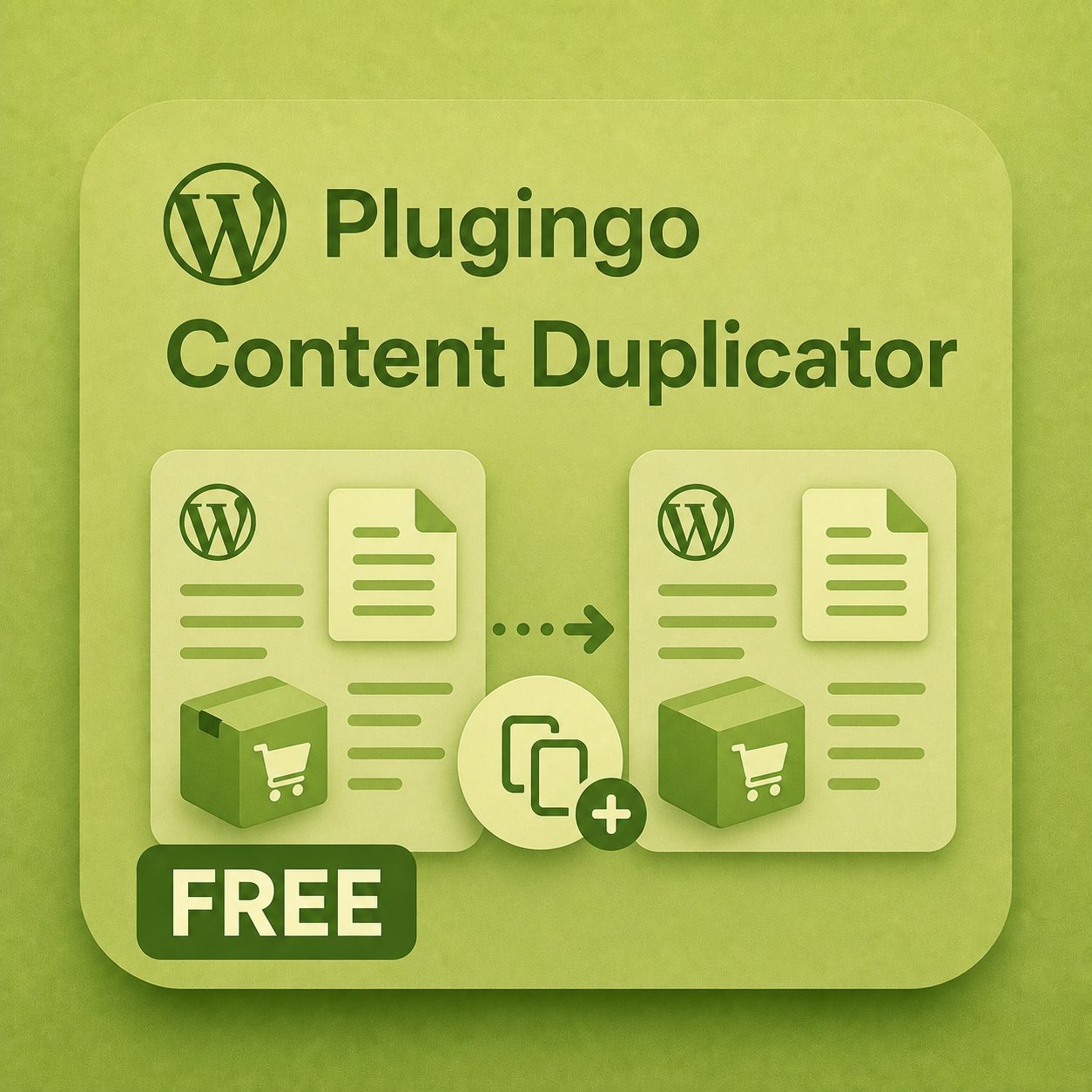 Plugingo Content Duplicator FREE - duplica contenuti WordPress