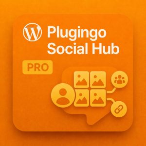Plugingo Social Hub PRO - community e galleria social per WordPress