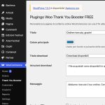 Plugingo Thank You Booster - impostazioni e anteprima