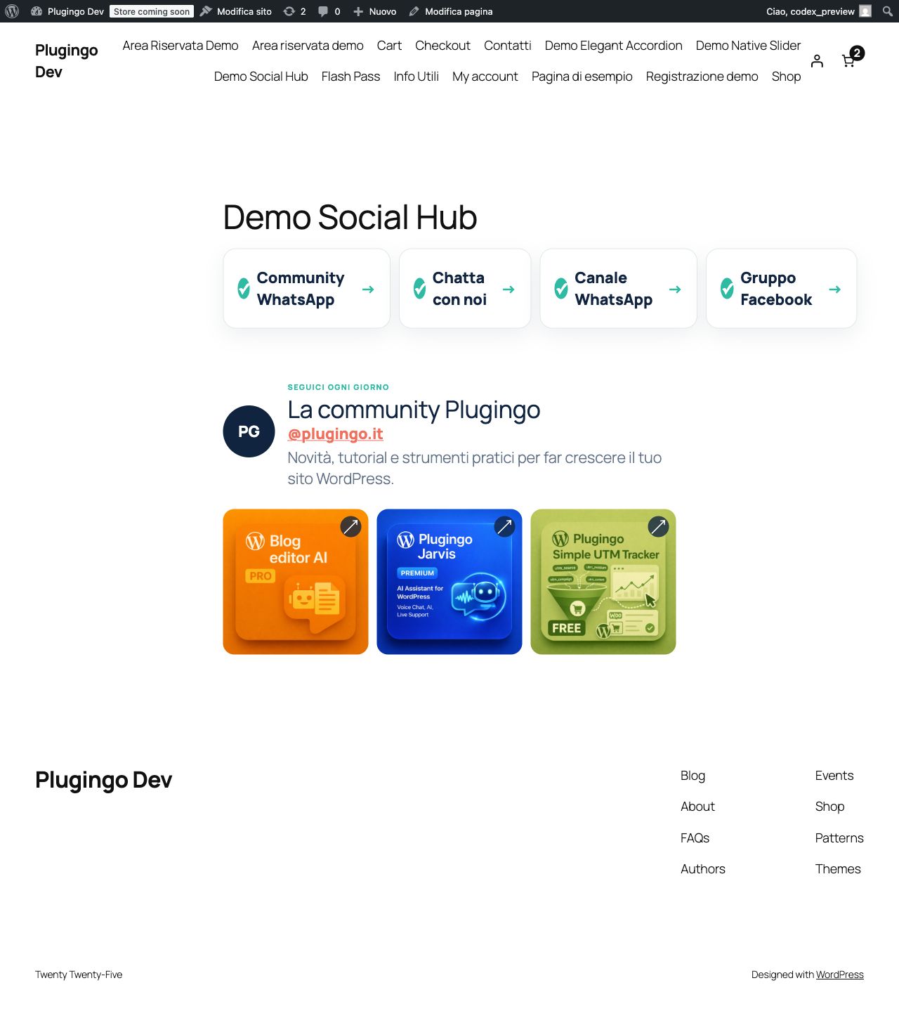 Plugingo Social Hub PRO - immagine 3