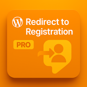 Redirect to Registration PRO